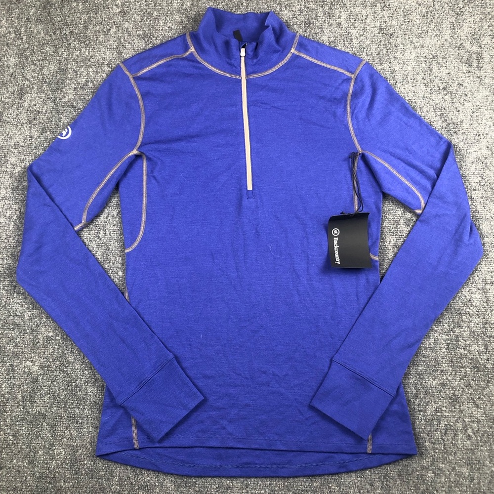 Backcountry Men’s Cedars RWS Merino Mid-Wt Baselayer 1/4-Zip Top